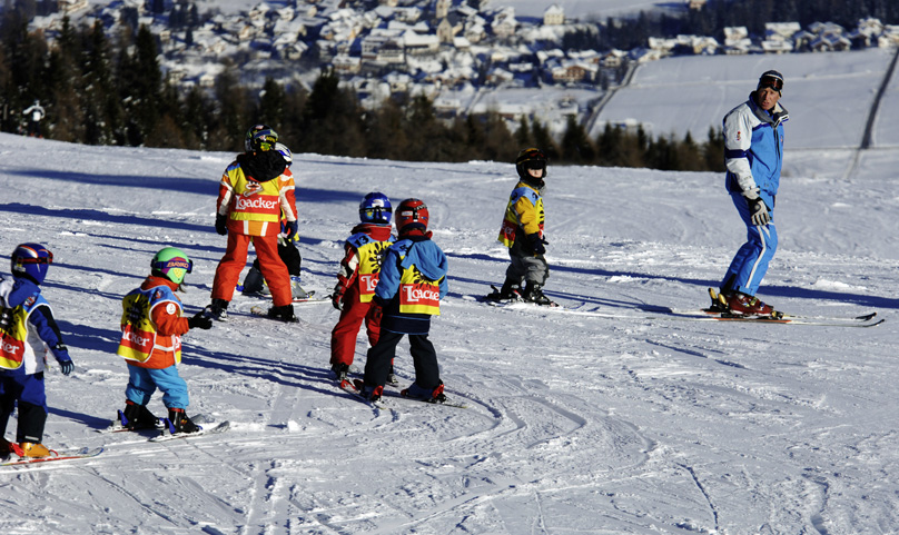 Skifahren mit Kindern